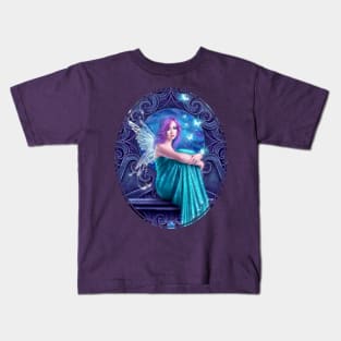 Astraea Fairy with Butterflies Kids T-Shirt